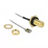 Kabel koncentryczny DeLOCK 89930 0,2 m SMA MHF I LK czarny/szary