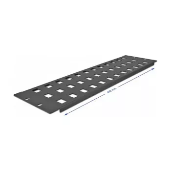 Keystone panel DeLOCK 19 inch Keystone Patch Panel 48 port 3U Czarny