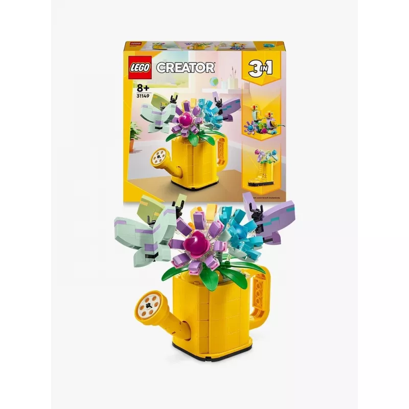LEGO Creator Kwiat w konewce 31149 — budowany model kwiatowy, 420 elementów, 120×150×130 mm