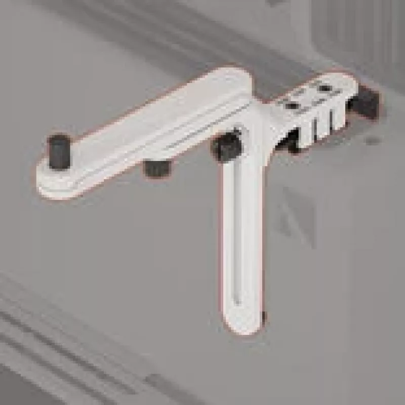 Uchwyt GPU HAVN HS 420 biały — riser PCIe / wspornik podtrzymujący karty graficzne