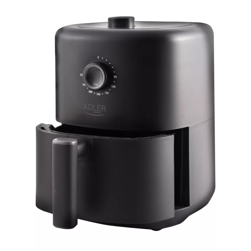 Frytkownica Adler AD 6310, pojedyncza, 3 L, 2200 W, gorące powietrze, czarna