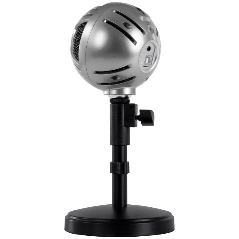 Arozzi Sfera mikrofon biurkowy, USB - chrom