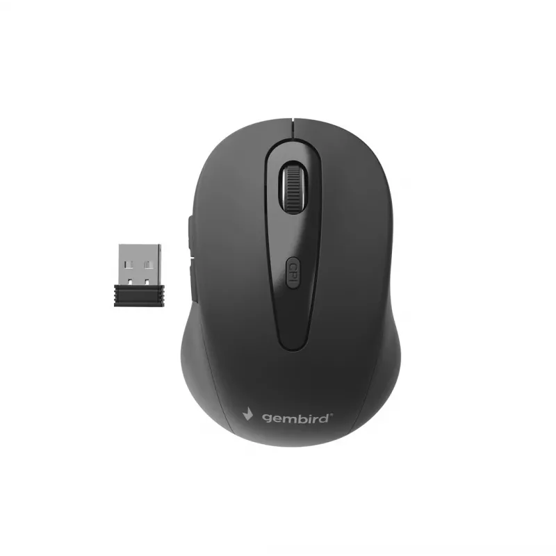 Gembird MUSW-6B-01 mysz biurowa praworęczna bezprzewodowa RF optyczna 1600 DPI