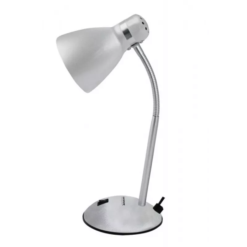 Esperanza ELD113S lampa stołowa E27 12 W LED srebrna