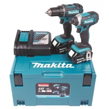 Makita Zestaw Wiertarek Akumulatorowych, 18V, DLX2127MJ