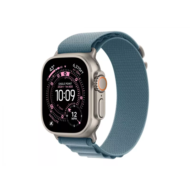 Pasek Apple MFTJ4ZM/A akcesoria do smartwatchy niebieski tytan poliester spandex