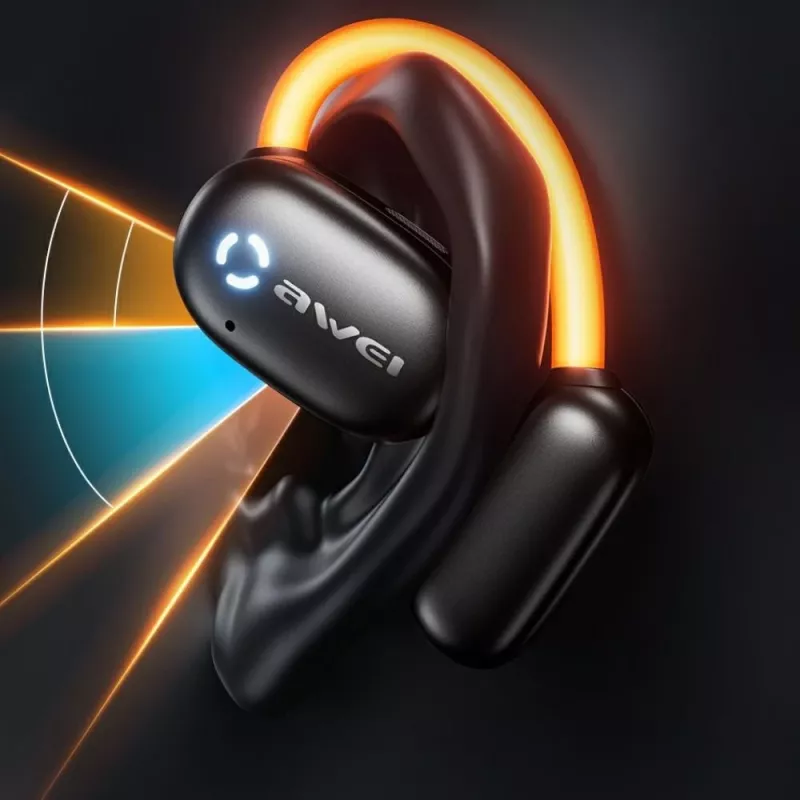 Słuchawki Bluetooth 5.4 TZ13 ANC Spinner czarne