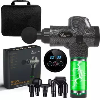 Pistolet do masażu Extralink MSG-01-PRO 3800 RPM 6 końcówek