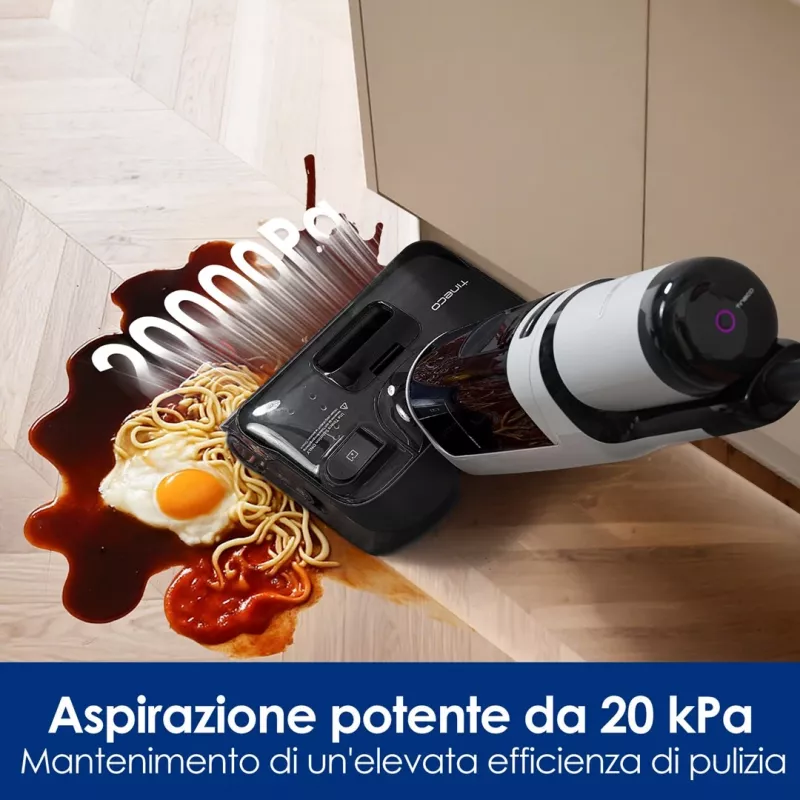 Bezprzewodowy odkurzacz podłogowy Tineco Floor One i5 Stretch Plus – lekka, mop do mycia na mokro i sucho