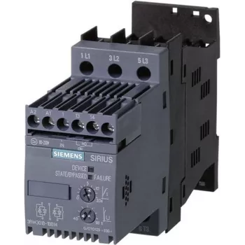 Siemens Softstarter moc silnika przy 400 V 4.0 kW moc silnika przy 230 V 2.2 kW 400 V/AC prąd znamionowy 9 A 3RW3016 (3RW3016-1BB14)