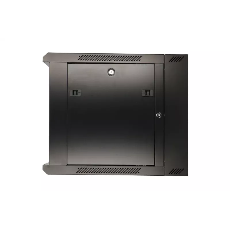 Extralink Szafa rack 9U 600x600 AZH czarna naścienna, typ wahadłowy