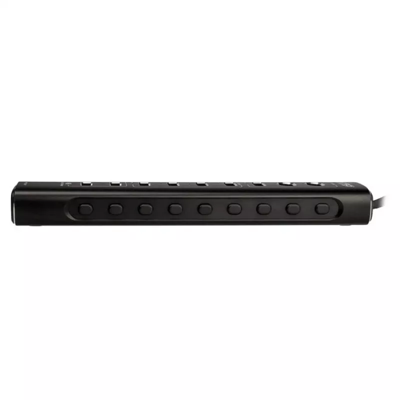 Nitro Concepts UH1, 10-portowy hybrydowy hub USB, USB 3.2