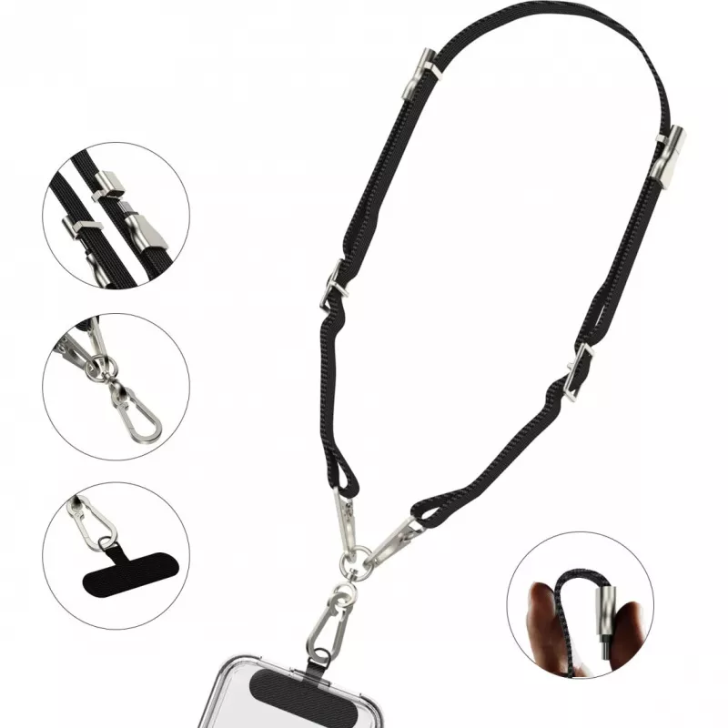4smarts USB-C Handykette PowrCord czarny (541386)