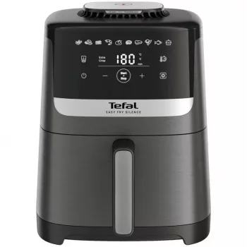 Frytownica Tefal Easy Fry Silence EY551HE0 Pojedyncza 5 L Wolnostojąca Frytownica beztłuszczowa Czarna, Szara, Stal nierdzewna