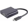 Adapter graficzny USB ShiverPeaks BS14-05001 USB 3.2 Gen 1 Type-C Czarny