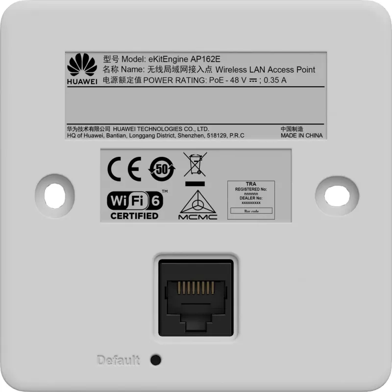 Huawei AP162E - WiFi6 wewnętrzny dwuzakresowy punkt dostępowy - inteligentna antena