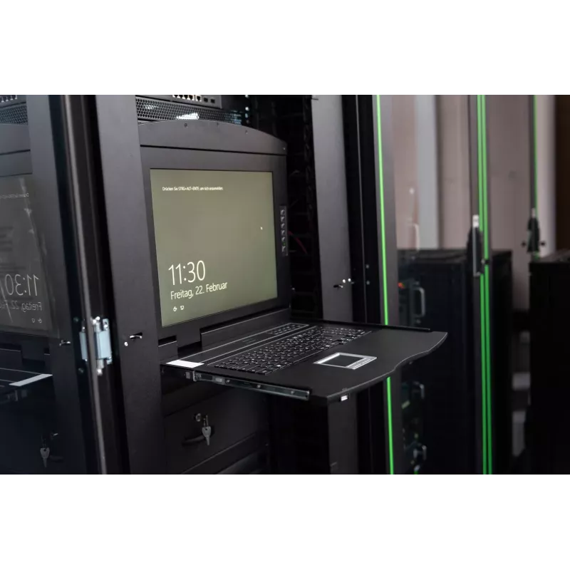 Konsola KVM Digitus 19-calowy LCD 8-portowa VGA klawiatura US
