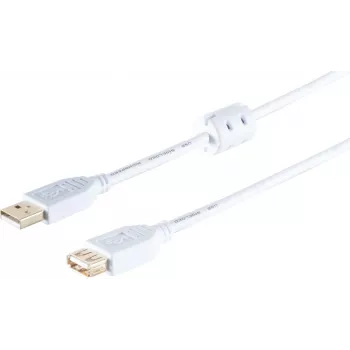 Kabel przedłużający USB High Speed 2.0 ShiverPeaks 77125-WF z ferrytowym złączem