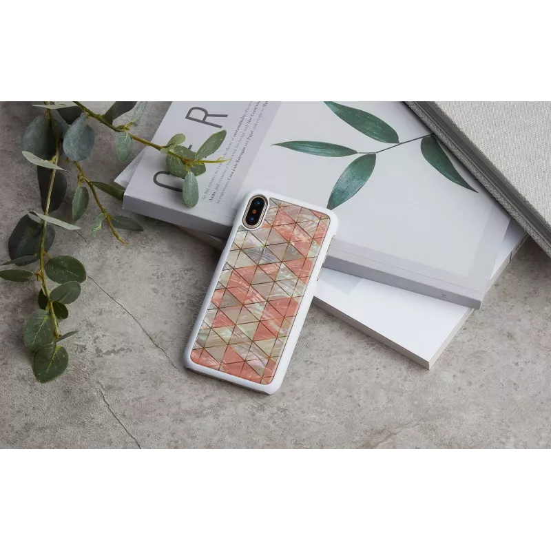 Etui na smartfon iKins do iPhone XS / XS Max diamentowa biel osłona ochronna