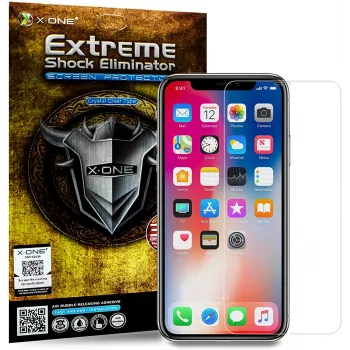 Etui Shock Eliminator X-ONE do iPhone'a 7 — czarne, wytrzymała lekka osłona ochronna