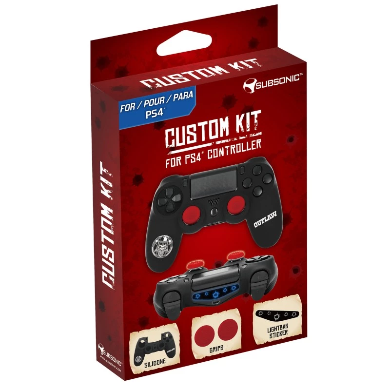 Zestaw kontrolera do gier SUBSONIC SA5511 do PS4 z ergonomicznym designem i łatwym montażem