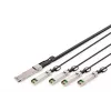 Bezpośredni kabel połączeniowy Digitus DN-81325 40G QSFP+ na 4XSFP+ 5m