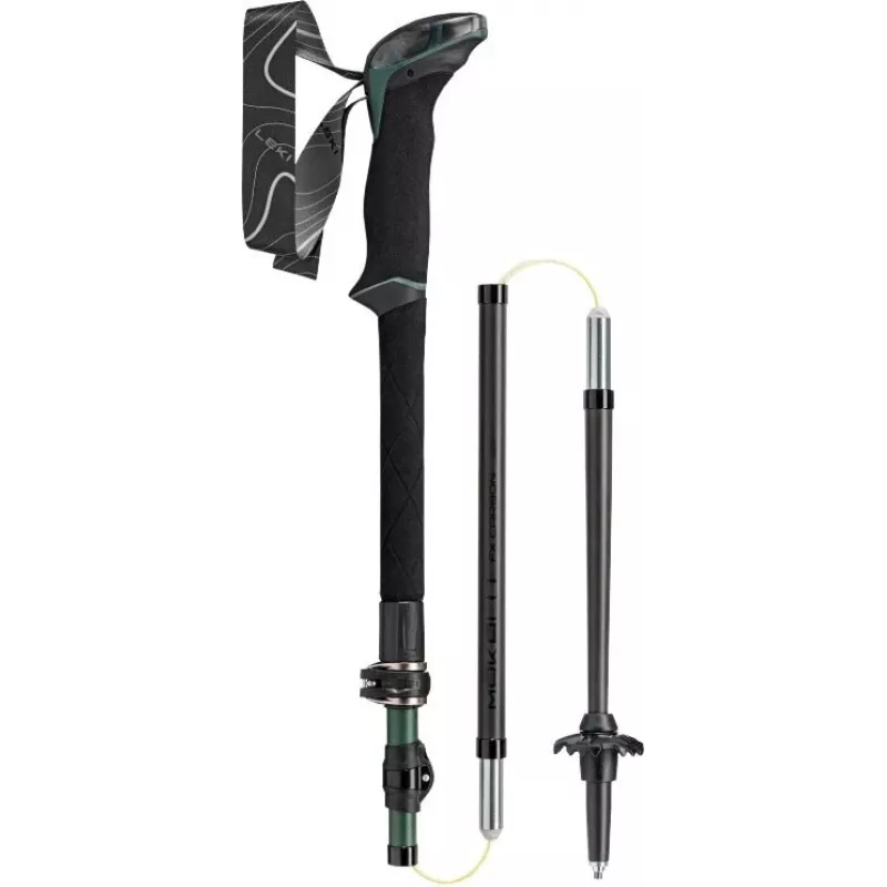 Kijki trekkingowe Leki TR Makalu FX regulowane 110–130 cm, zielone