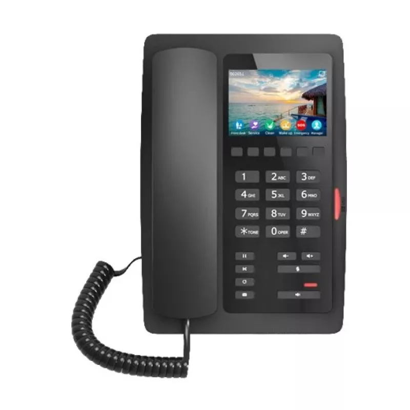 Telefon IP Fanvil H5W Czarny 2 linie Wi-Fi