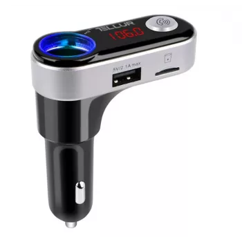 Nadajnik FM Tellur FMT-B2 Czarny Bluetooth 5.0 USB do odtwarzania dźwięku w samochodzie