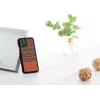 Etui na smartfona man and wood dla iPhone 11 Pro — brązowa krata z czarnym obszyciem