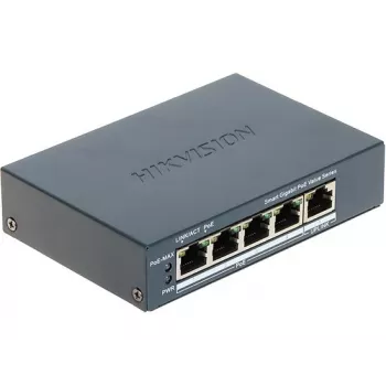Przełącznik sieciowy Hikvision DS-3E1505P-EI/M Zarządzalny Gigabit Ethernet (10/100/1000) Power over Ethernet (PoE) Szary