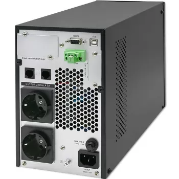Qoltec Zasilacz awaryjny (UPS) | 1kVA | 1000W | Współczynnik mocy 1.0 | LCD | EPO | USB | Online