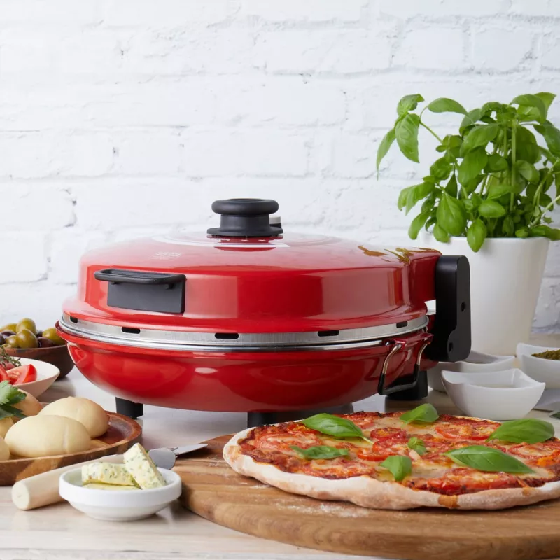Maszynka do pizzy Petra PT5666VDE Bella Pizza 1200W powierzchnia nieprzywierająca, blatowy piec do pizzy
