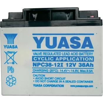 Akumulator kwasowo-ołowiowy Yuasa NPC38-12 12V 38Ah