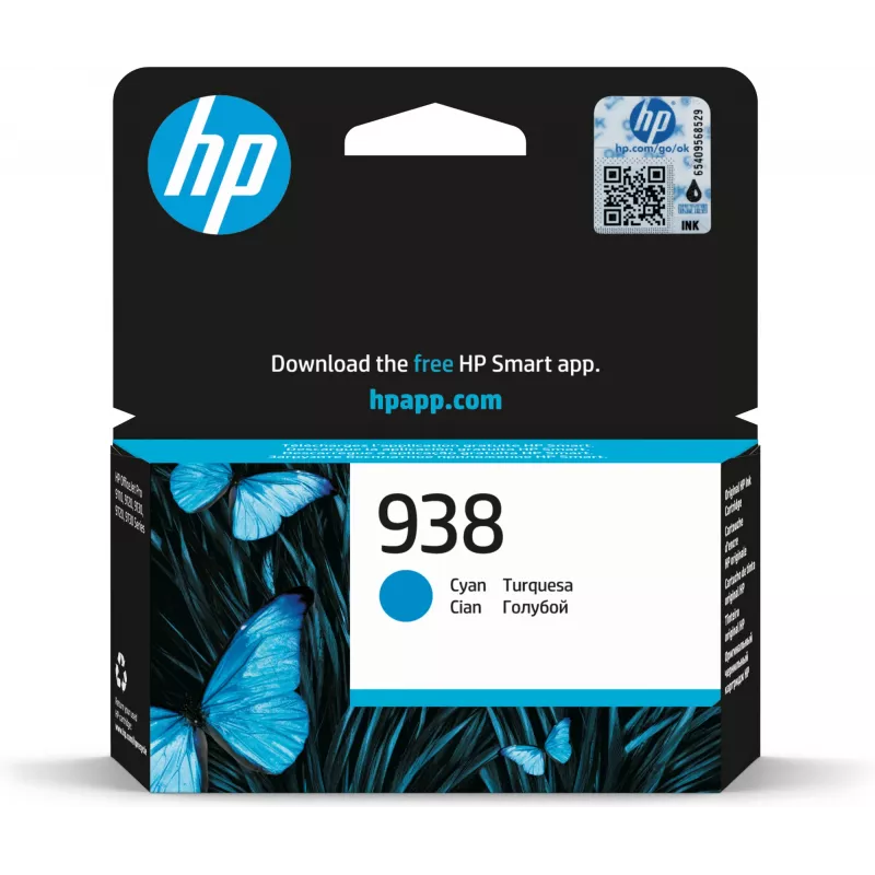 Cartridge HP Ink 4S6X5PE cyjan