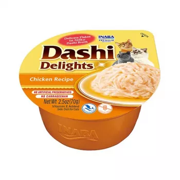 INABA Dashi Delights Chicken in broth - przysmaki dla kota - 70g