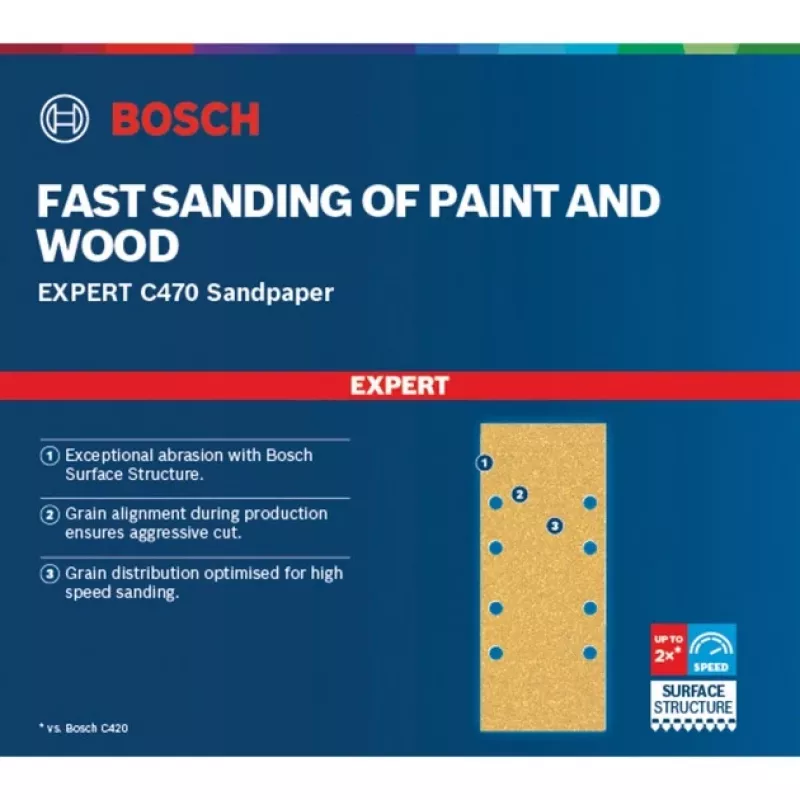 Bosch 2 608 900 855 papier ścierny do narzędzia obrotowego do drewna