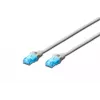 Kabel sieciowy Digitus CAT 5e U/UTP kabel krosowy RJ-45 Cat5e 1,5 m szary