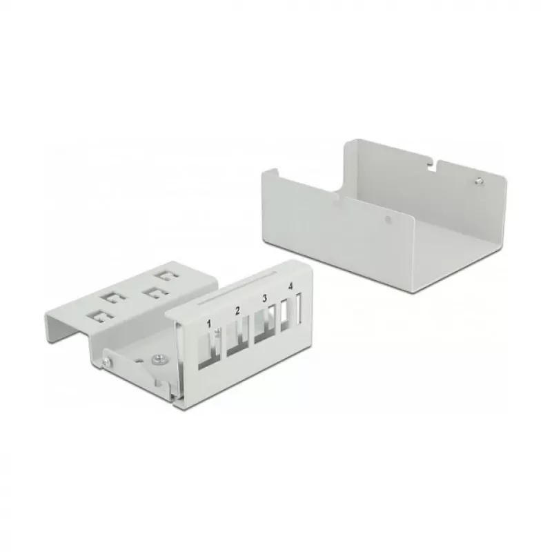 Keystone Patch Panel DeLOCK 43407 4-portowy szary