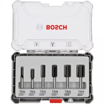 Bosch 2607017466 zestaw frezów do rowków, 6 szt.