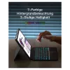 inateck Klawiatura iPad 11 iPad Air 4/5Gen.Com. QWERTZ fioletowa