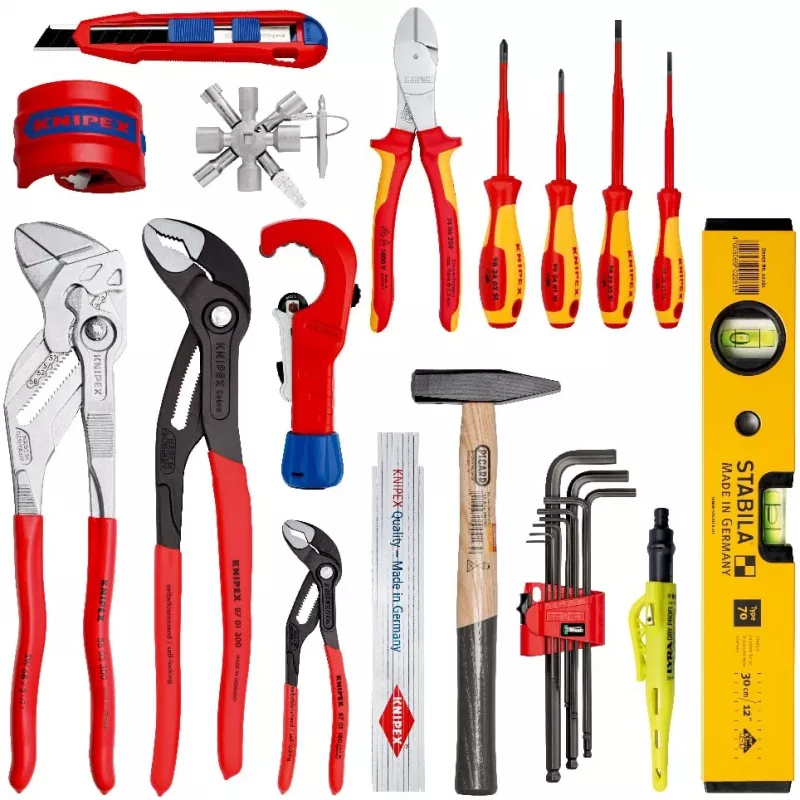 Moduł plecakowy Knipex X18 do instalacji sanitarnych, trwała konstrukcja, kompaktowy rozmiar | do przechowywania narzędzi