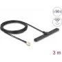 Dookólna antena sieciowa DELOCK 96090 złącze SMA 3 dBi 0.698–0.96 / 1.71–3.8 GHz 50 Ω liniowa pionowa
