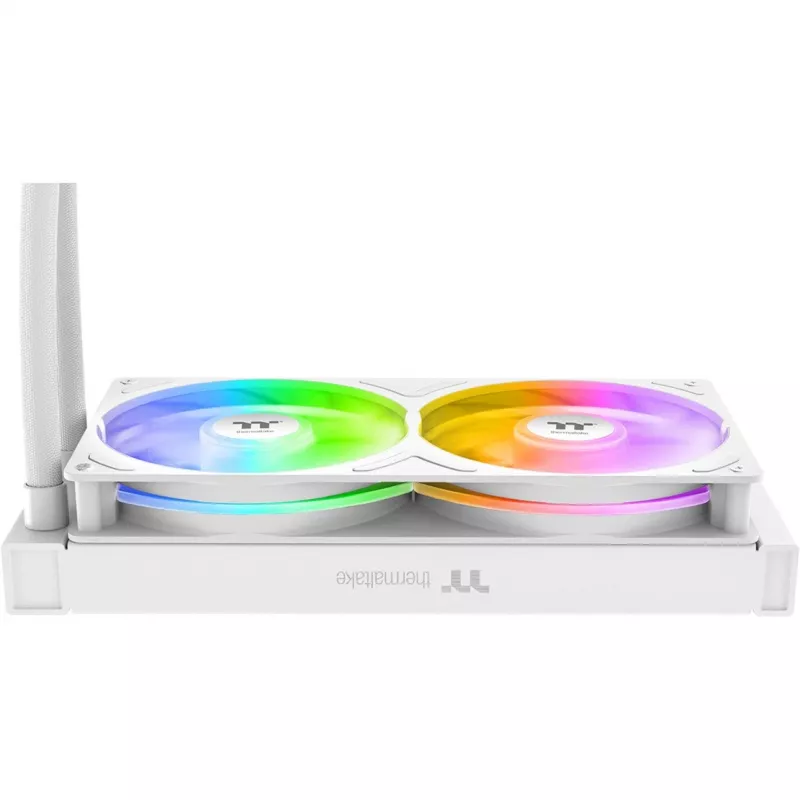 Uniwersalne chłodzenie cieczą CPU THERMALTAKE TH240-S V3 ARGB Sync Snow Edition, chłodnica 240 mm