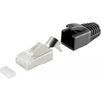 Złącze przewodowe RJ-45 S/CONN 72067-10S czarny biały