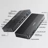 Stacja dokująca UNITEK D1104A01 USB4 przewodowa 100W Power Delivery