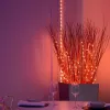 Girlanda LED Twinkly TWD200STP-TEU wielokolorowa taśma wewnętrzna, odstęp 5 cm, IP20, przezroczysty kabel