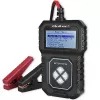 Cyfrowy tester akumulatorów Qoltec z wyświetlaczem LCD | Menu w języku polskim | 12V | AGM | GEL | STD | 30-220AH