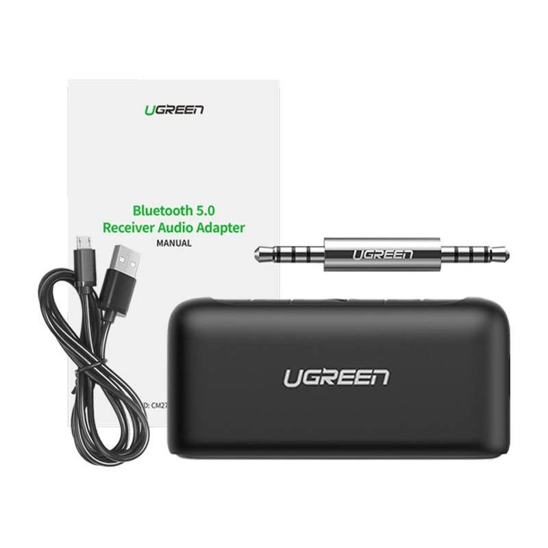 Ugreen CM276 Adapter audio Bluetooth 5.0 do gniazda AUX Jack, czarny