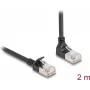 Kabel sieciowy DeLOCK RJ45 Cat.6A 2m Czarny